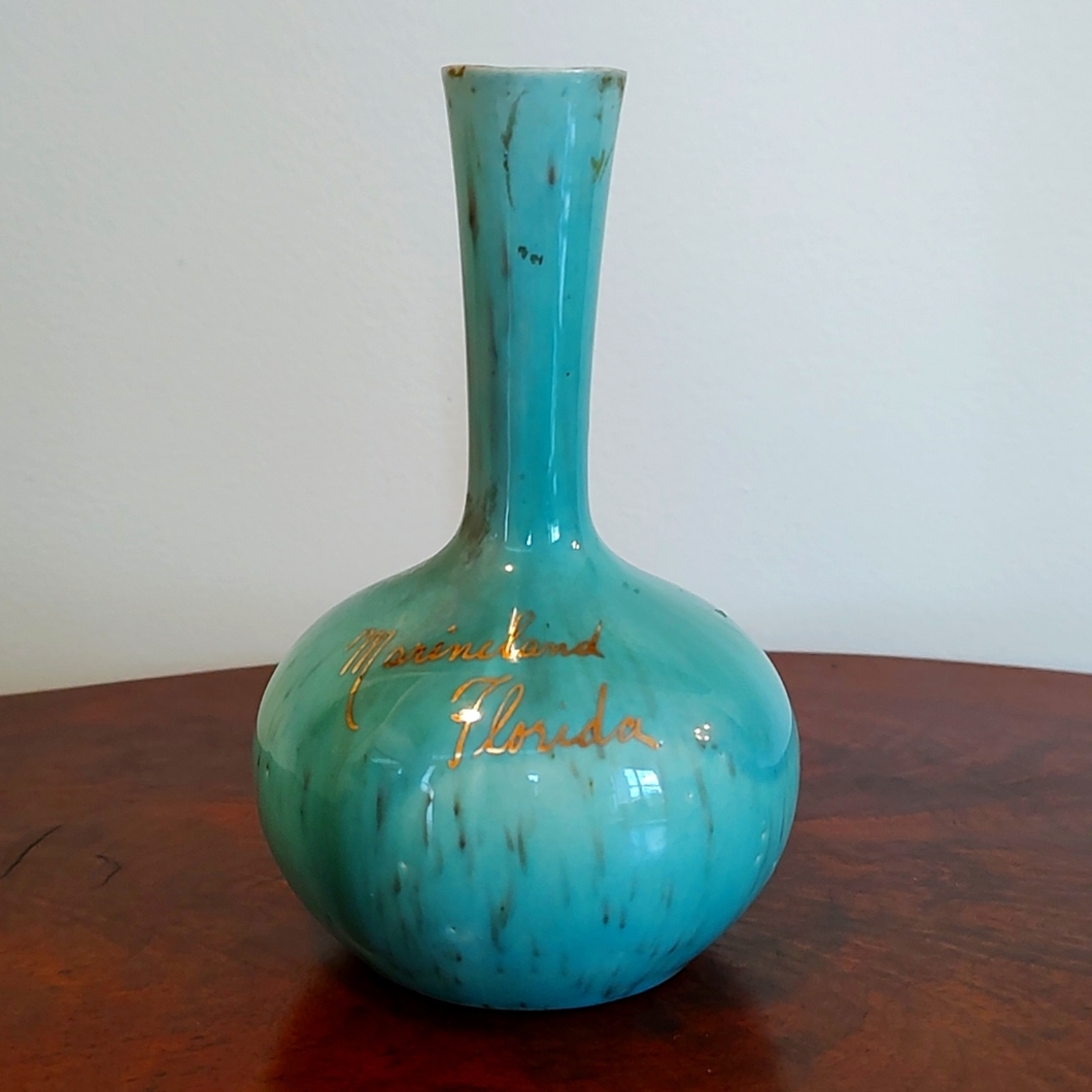 Vintage Marineland FL Souvenir Vase